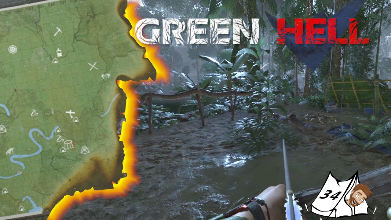 Green Hell 34 | verbrannte Karte