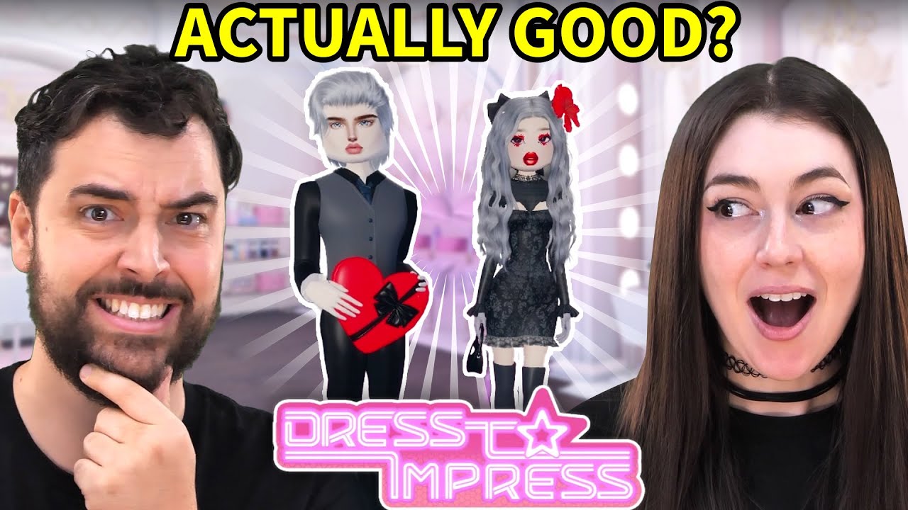 Husband & Wife Play Dress to Impress for the First Time