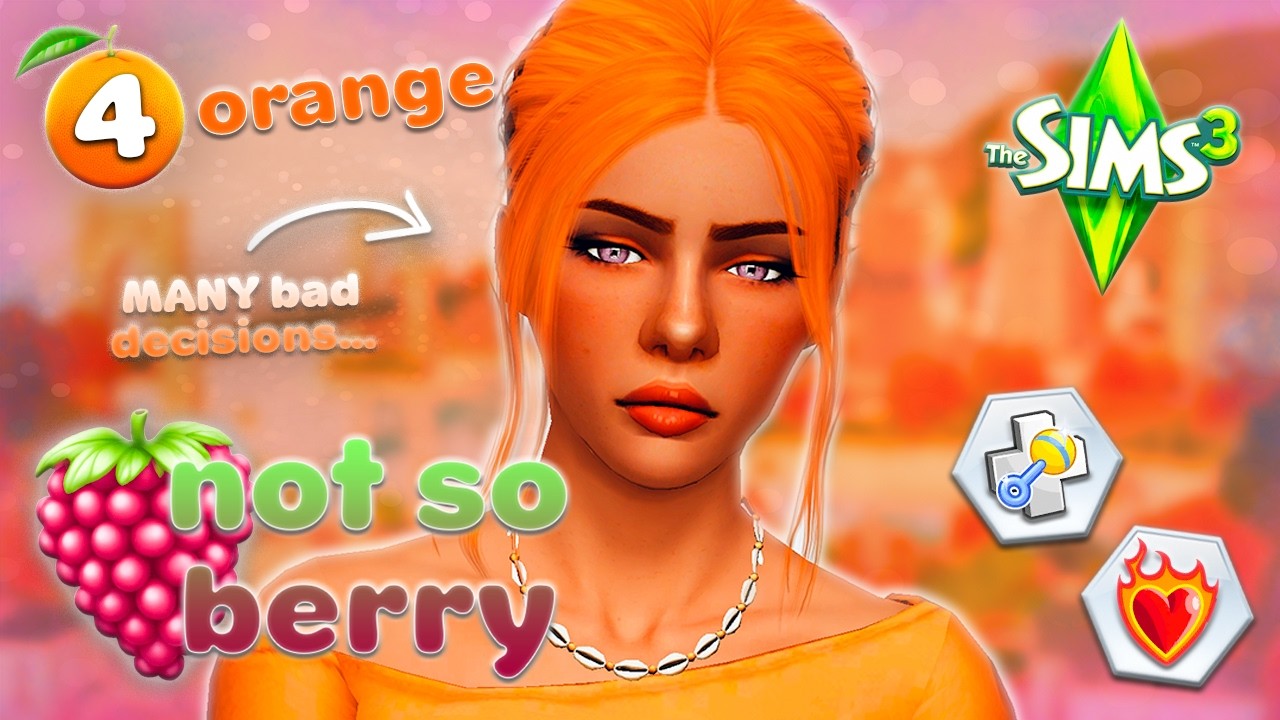 Вэл совершила МНОГО ошибок.. 🧡 | оранжевое поколение №4 | The Sims 3: челлендж Not So Berry