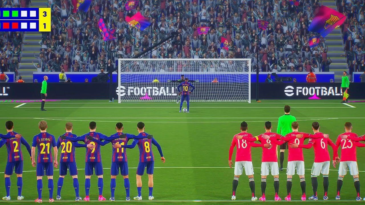 eFOOTBALL 2026 MOBILE New Penalty Shootout Style (4K)