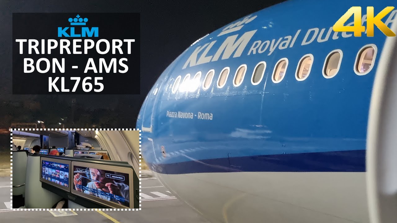 ✈ [4K] TRIPREPORT | KLM | Airbus A330-300 | Bonaire - Amsterdam  | World Business Class
