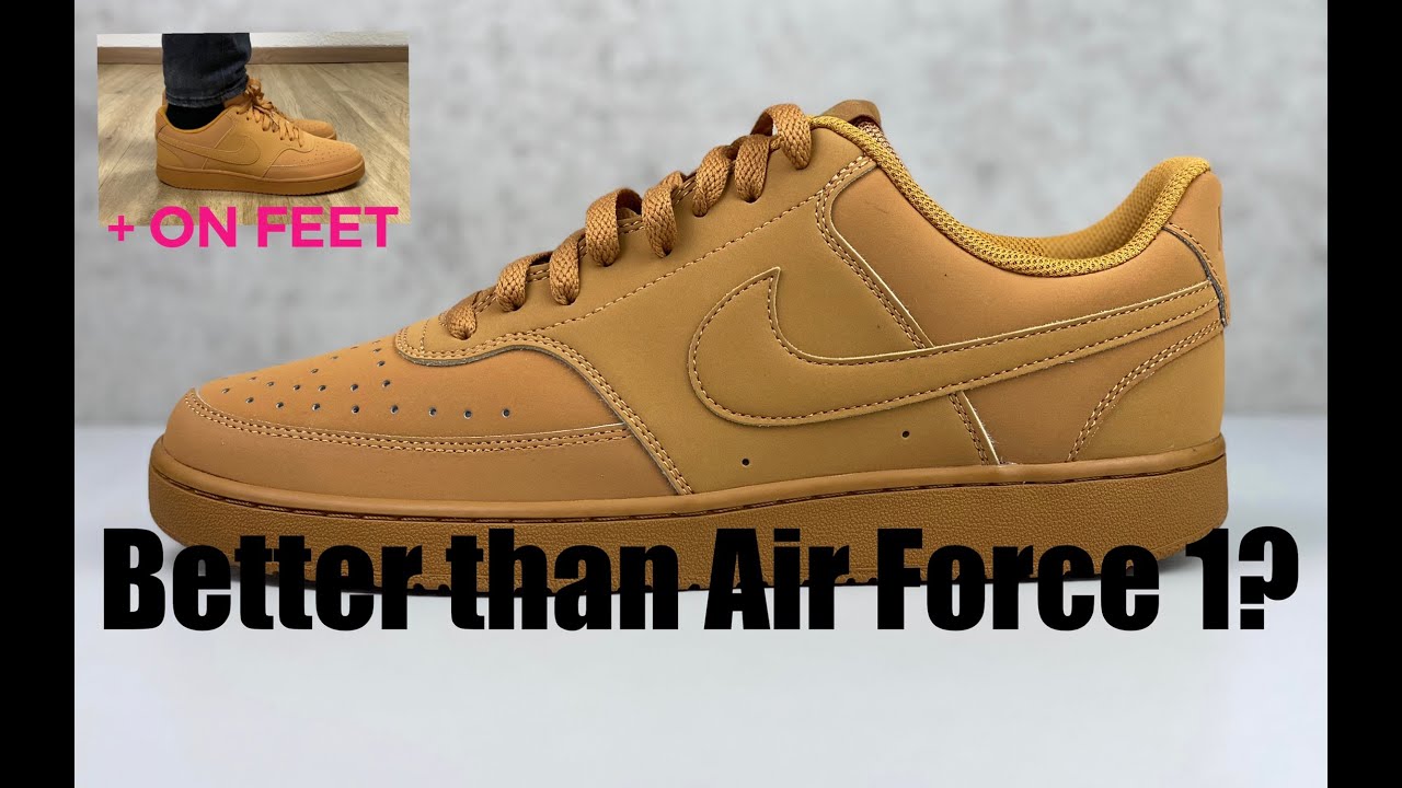 Nike Vision Court Low 'brown' ONLY 70&euro; | UNBOXING & ON FEET | fashion sneaker | 2020
