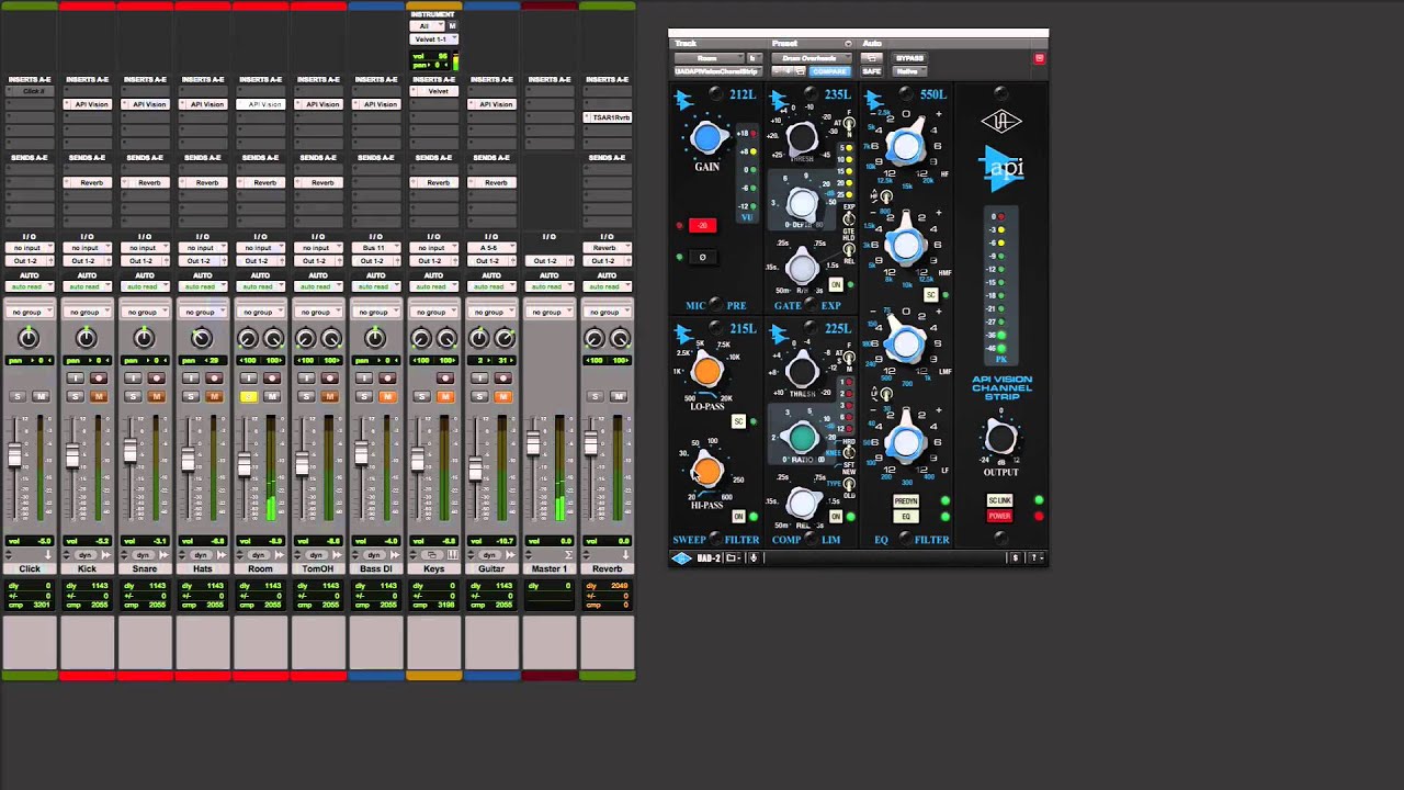 Обзор Universal Audio UAD API Vision