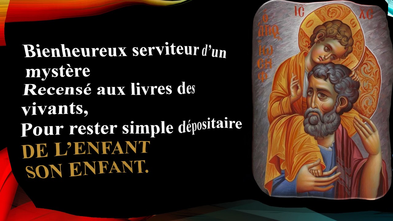 SAINT JOSEPH ÉCOUTE MA PRIÈRE. Jean-Claude GIANADDA