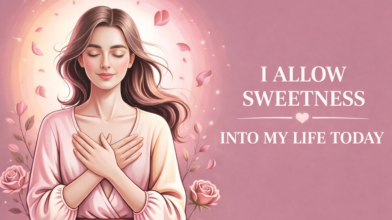 Start Your Day Loving Yourself With These Powerful Affirmations | I Allow Sweetness Into My Life 