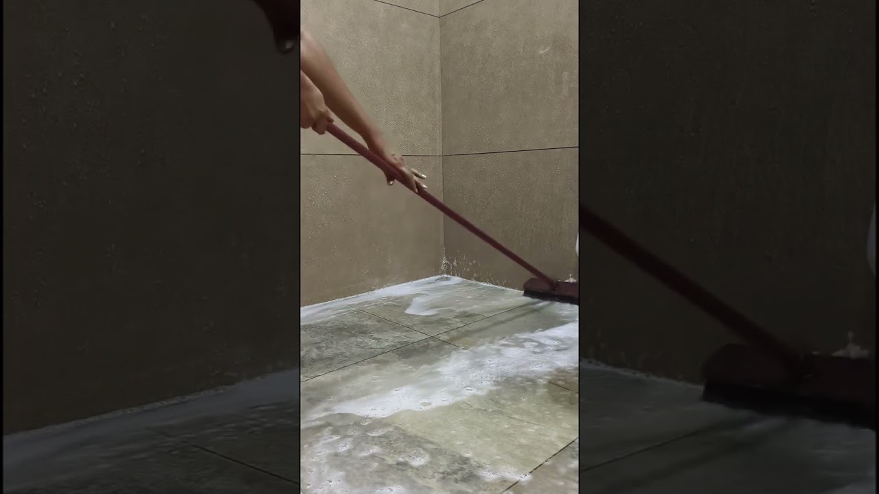 ASMR Floor cleaning 🧹🫧✨🧼