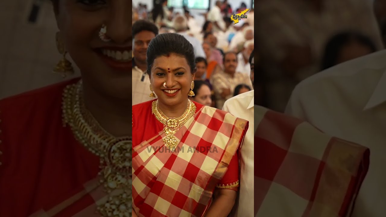 Ex Minister RK Roja and Husband Selvamani at Senior IPS Officer Son's Wedding Ceremony