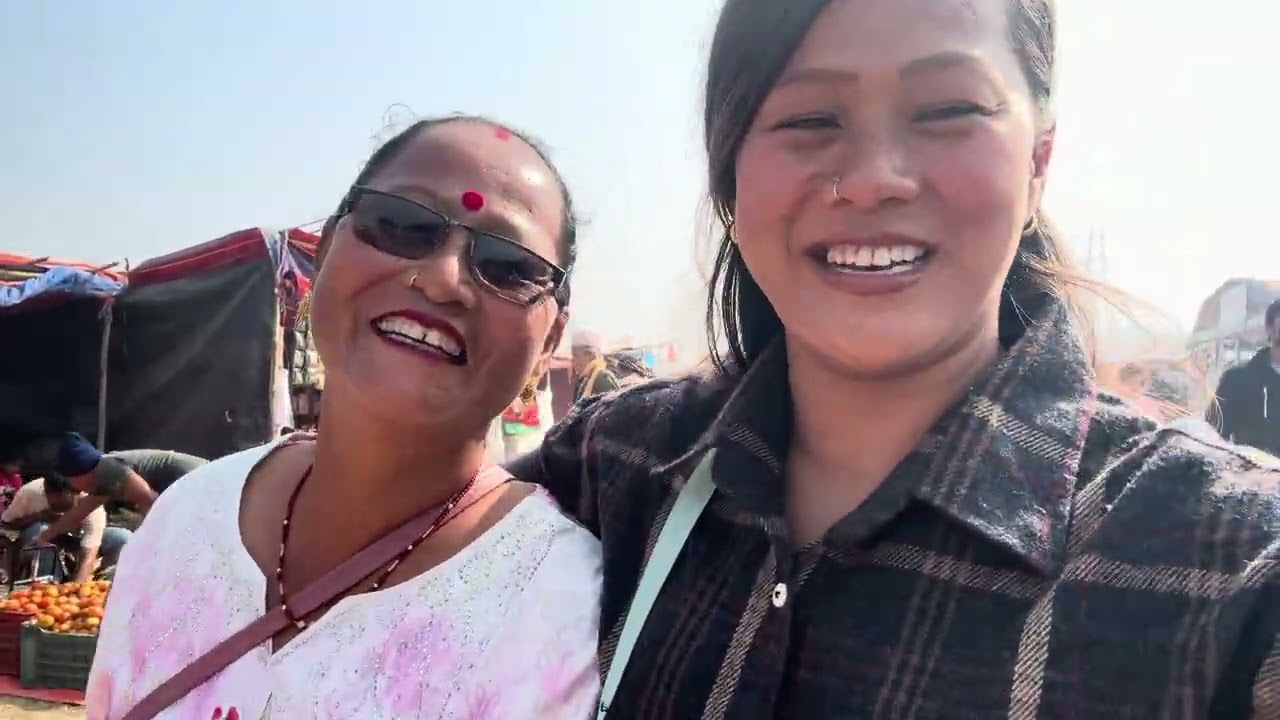 #########😜😜😜😜 Triveni ￼￼ mela, enjoy with my family 🤪￼