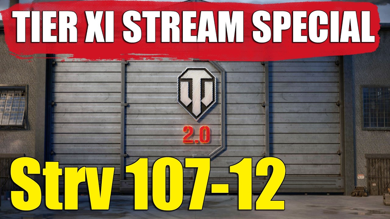 Strv 107-12 - Super IKEA? | Tier XI Speciál | Stream 🔴