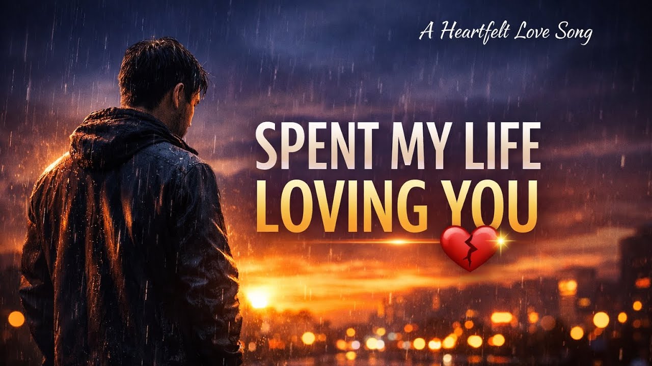 SPENT MY LIFELOVING YOU💔✨english love heart touching song.💔💗