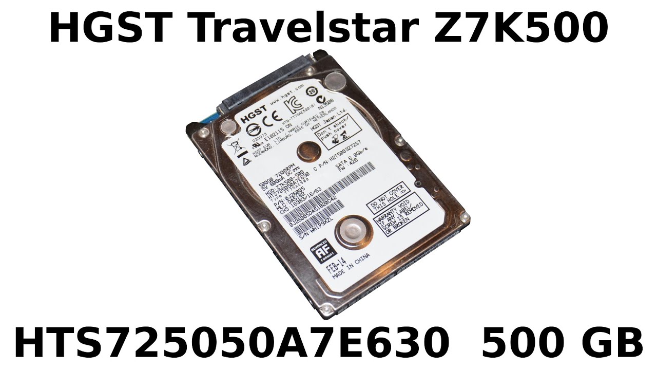 Жёсткий диск HGST Travelstar Z7K500 HTS725050A7E630 500GB