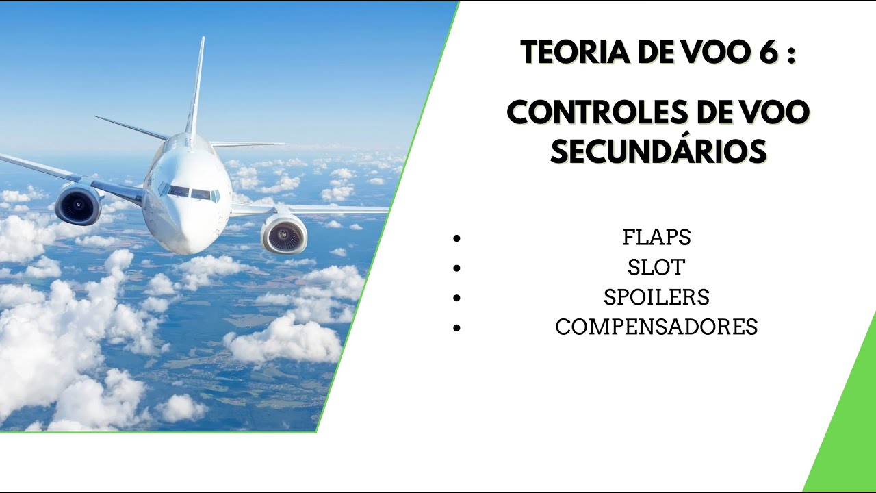 PILOTO PRIVADO | TEORIA DE VOO 6 | CONTROLES DE VOO SECUNDÁRIOS