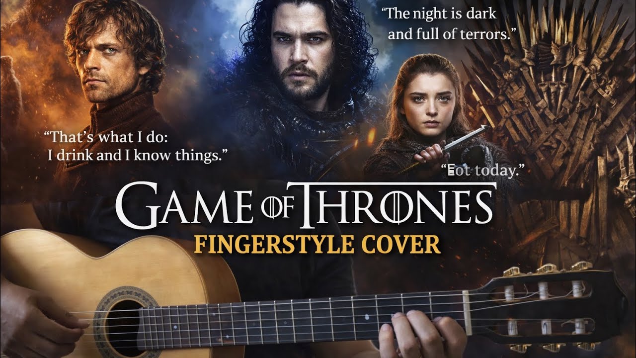 Game Of Thrones Fingerstyle Guitar Cover + Free Tab