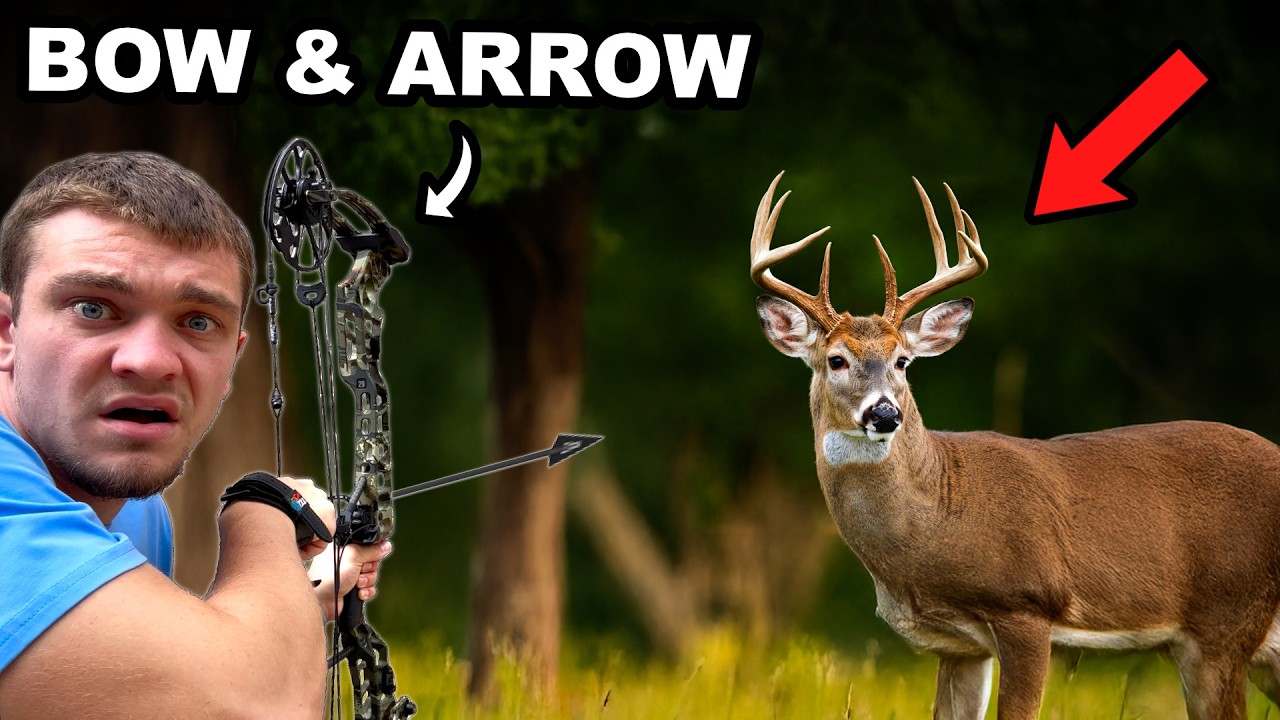I Hunted Whitetail Deer with a Bow and Arrow!