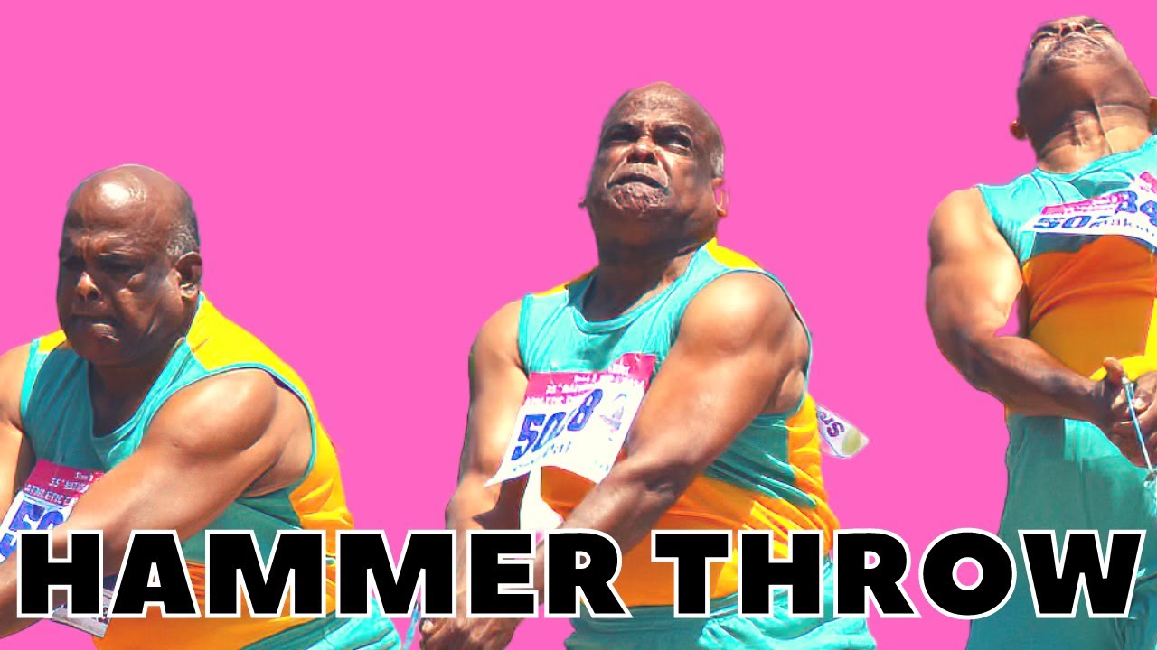 Hammer Throw Men (50+) Final at 35Th National Masters Athletics Championships 2014,