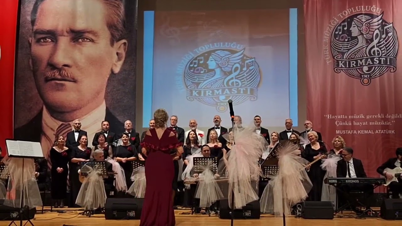 #KİRMASTİ T&Uuml;RK M&Uuml;ZİĞİ TOPLULUĞU KOROSU KONSERİ #ELA G&Ouml;ZLERİNE KURBAN OLDUĞUM