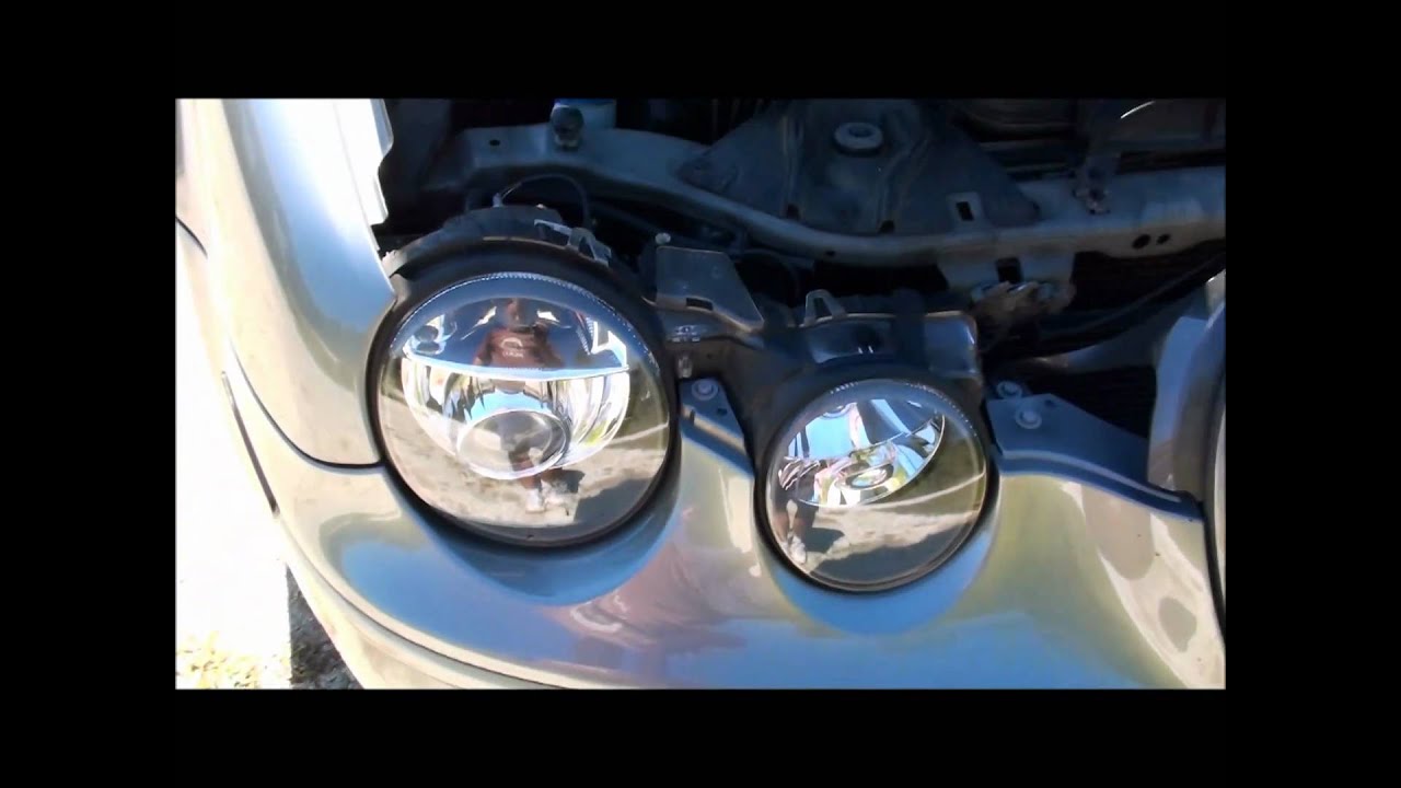 Fixing Drooping Headlights on S type R Jaguar