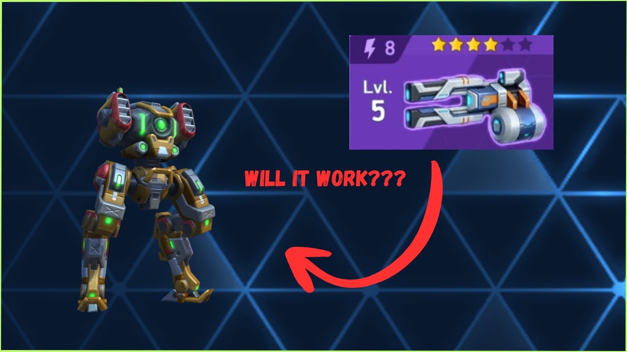 What 8 Energy Weapons Work Best on Redeemer? Mech Arena