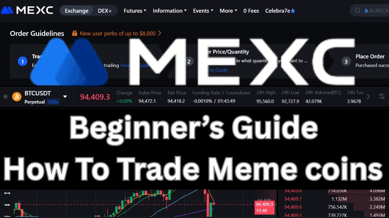 How To Trade Meme Coins On MEXC | Beginner&rsquo;s Guide | How To Trade Crypto for Beginners