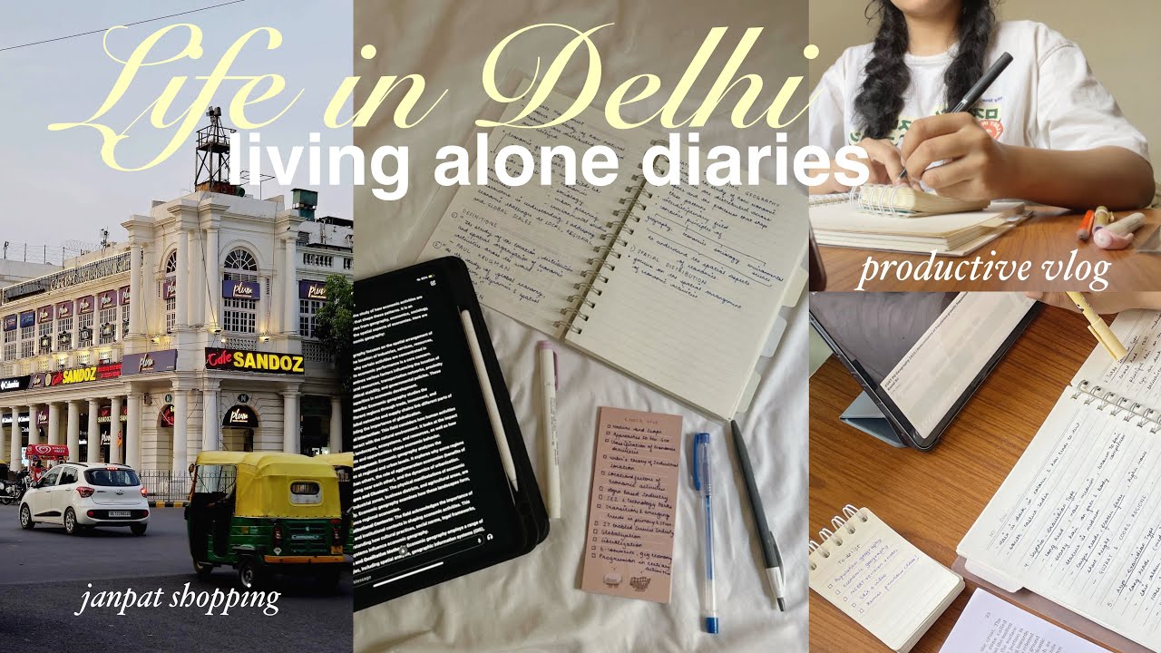 💌Жизнь в Дели (продуктивный видеоблог, учёба, приготовление тако, шопинг)