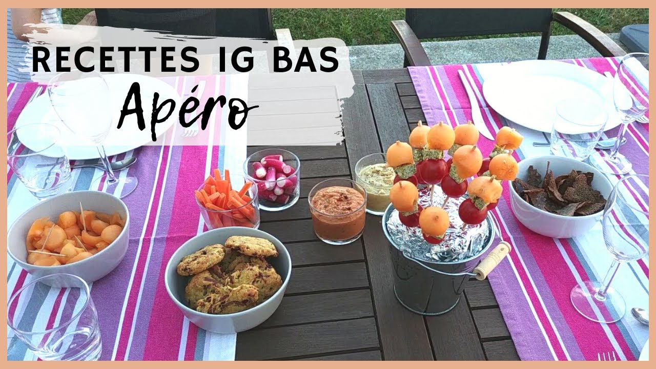 🍹APERO HEALTHY IG BAS   | 6 recettes d'apéritifs sains, faciles et peu caloriques