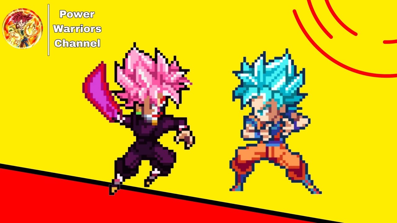 Black Goku VS Goku - Power Warriors 