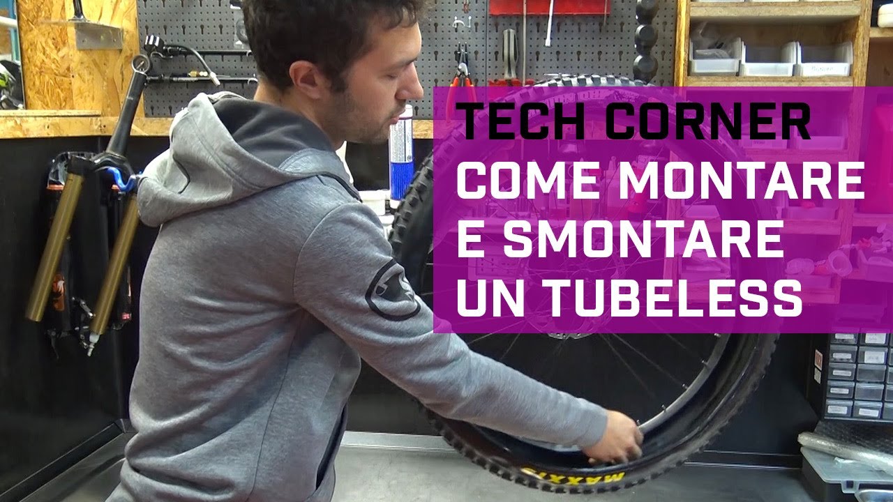 Come smontare e montare un copertone tubeless