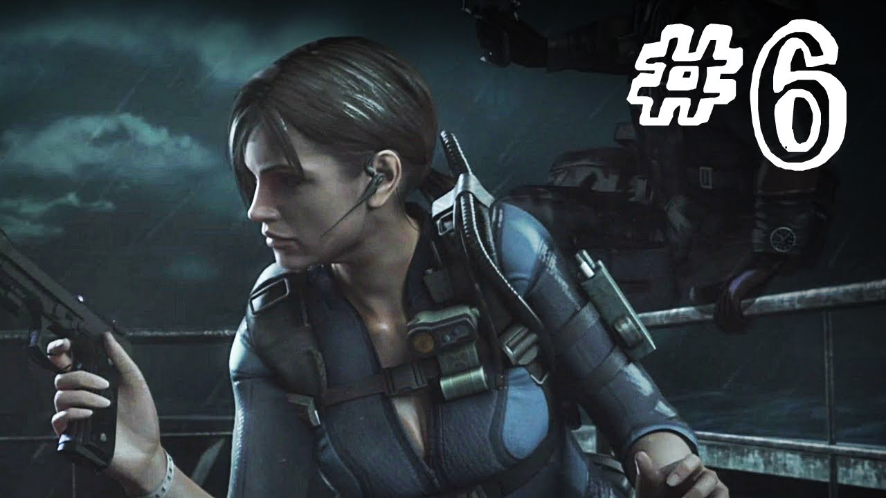 Resident Evil Revelations Gameplay Walkthrough Part 6 - Comms Officer Fight - Campaign Episode 3