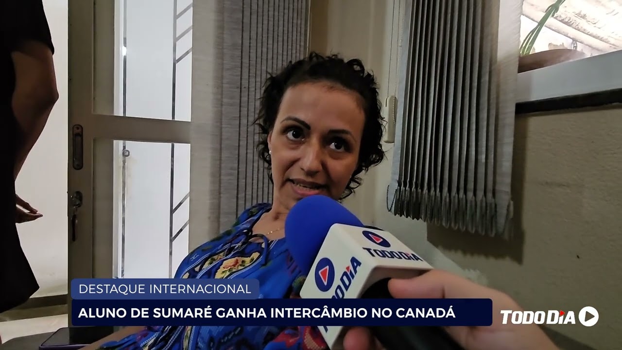 DESTAQUE INTERNACIONAL: ALUNO DE SUMARÉ GANHA INTERCÂMBIO NO CANADÁ
