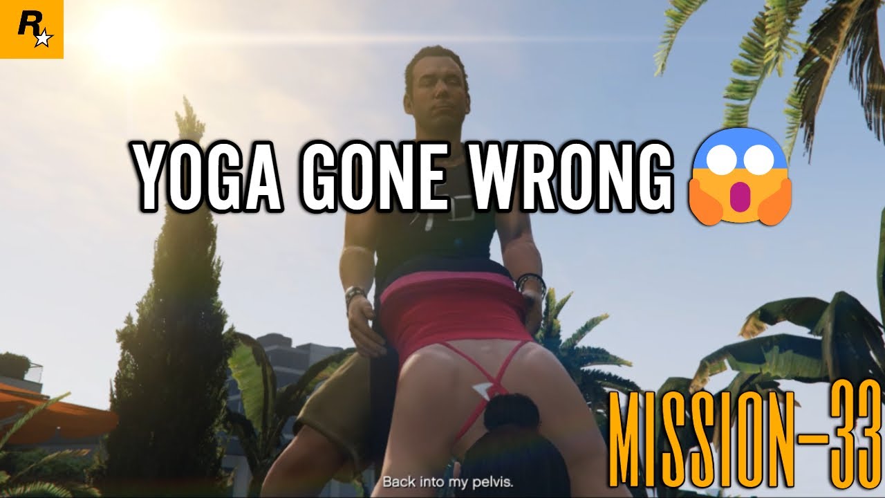 GTA 5 Mission: Did Somebody Say Yoga? | Funny Moments & Fails | michael meets with aliens👽