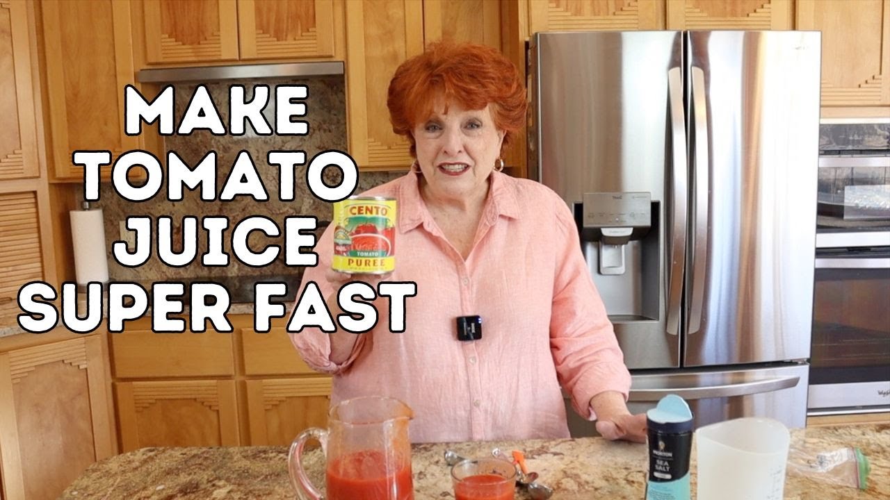 Make Tomato Juice Super Fast