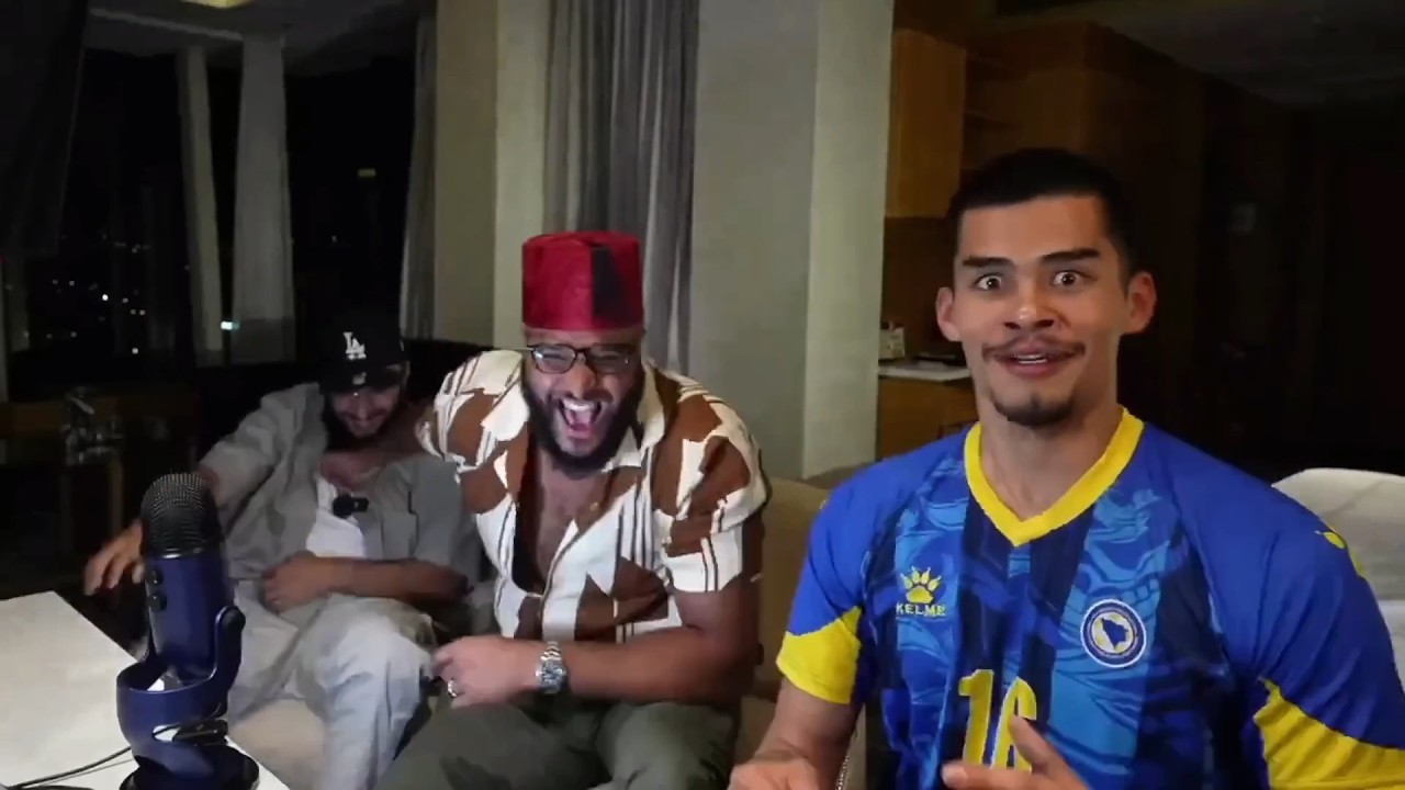 Mohammed Hijab laughing for over 2 minutes