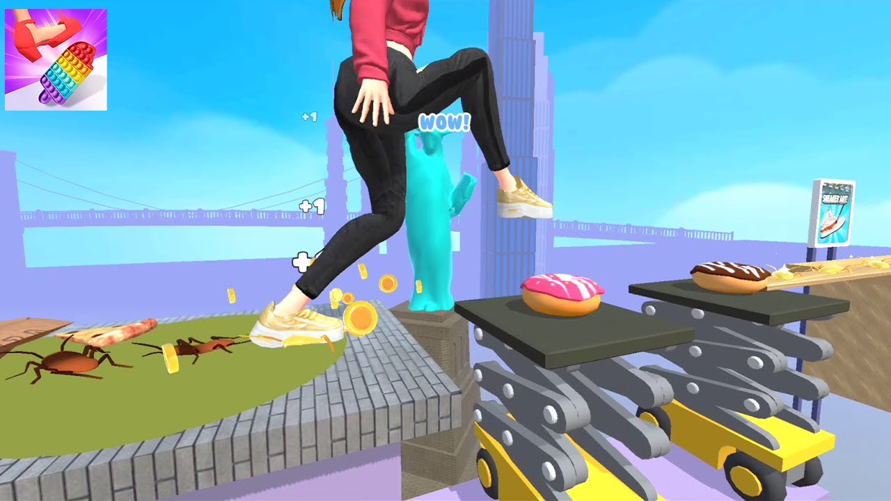 ASMR Tippy Toe - All Levels Gameplay Android,iOS | Horizontal Gameplay
