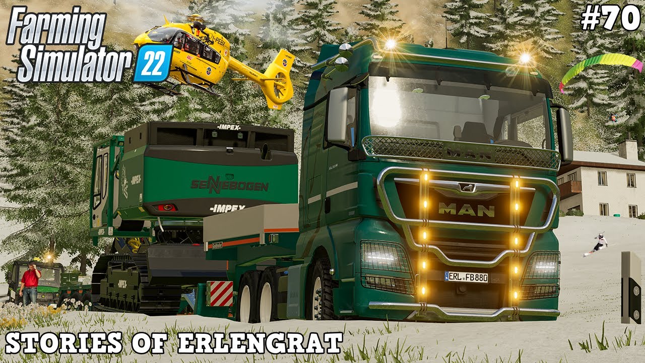 IMPEX HANNIBAL T50 - HEAVY TRANSPORT in the MOUNTAINS! 🏔️🚛💨 | Erlengrat | FS22 | Timelapse #70