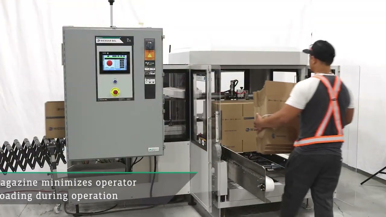 BEL 625 Next-Generation Robotic Case Erector with Fully Automatic Adjustment