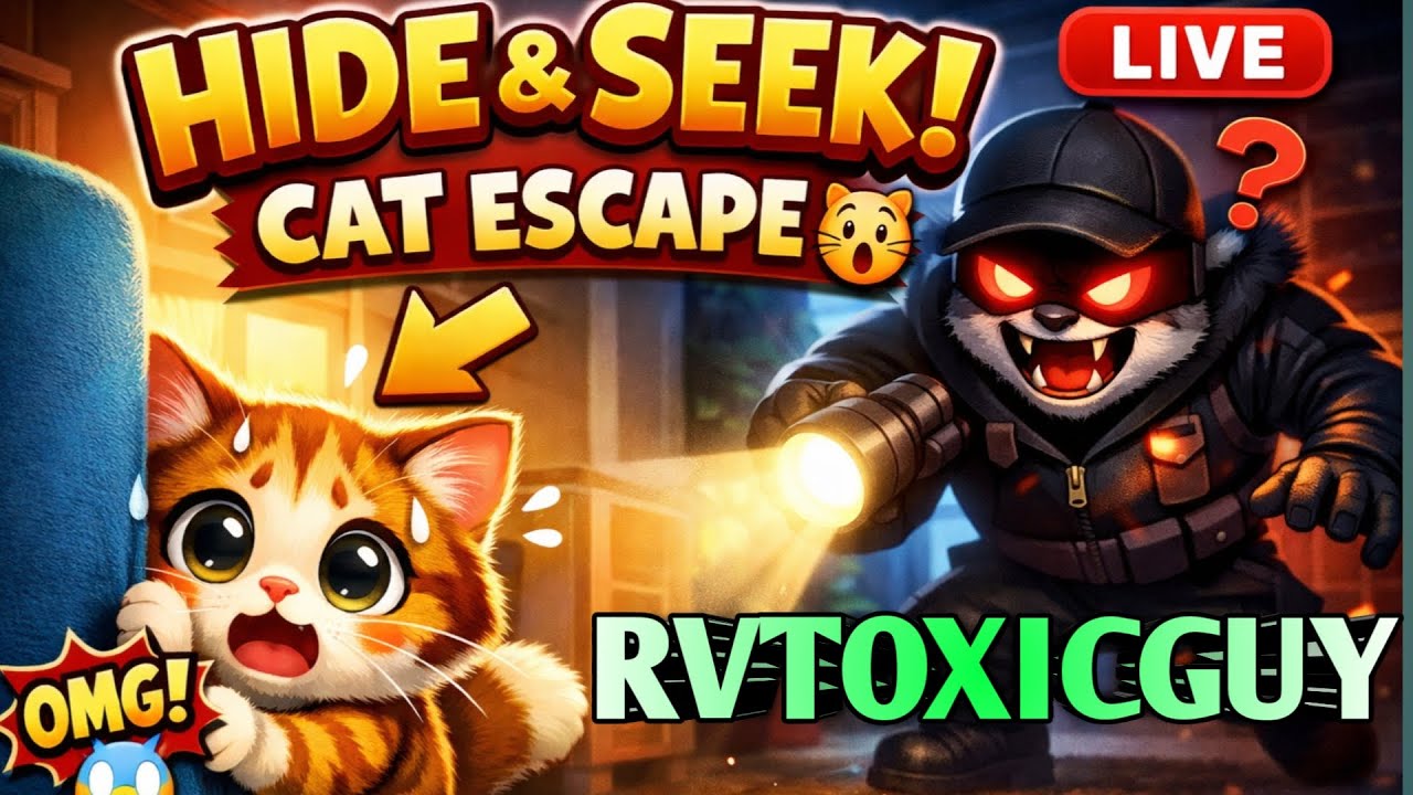 🔴Hide & Seek Cat Escape Day 38 Live || #hide&seek #trendinggames #todaystrending