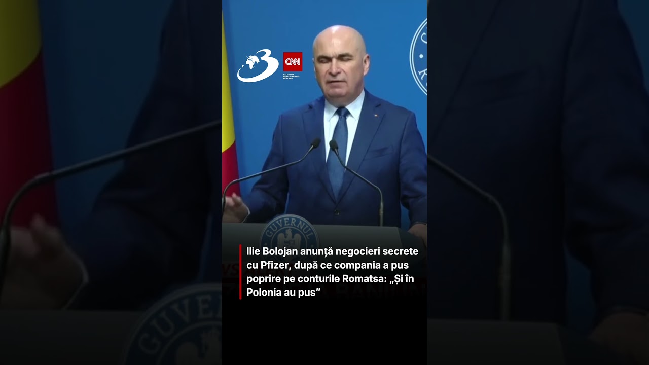 Ilie Bolojan anunță negocieri secrete cu Pfizer, după ce compania a pus poprire pe conturile Romatsa