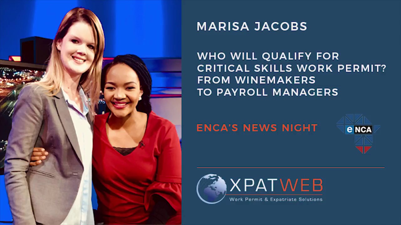 Marisa Jacobs - Xpatweb -  Who will qualify for Critical Skills Work Permit?