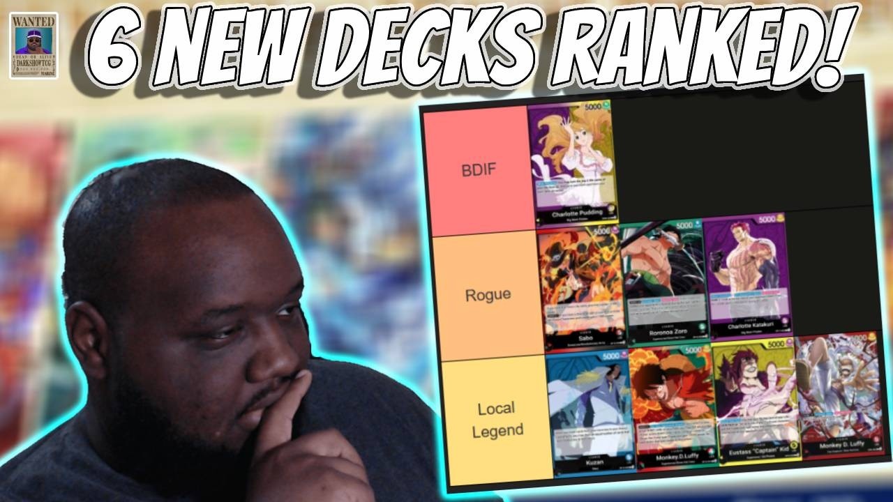 I Ranked All 6 New Starter Decks! | One Piece TCG ST31-ST36 Tier List