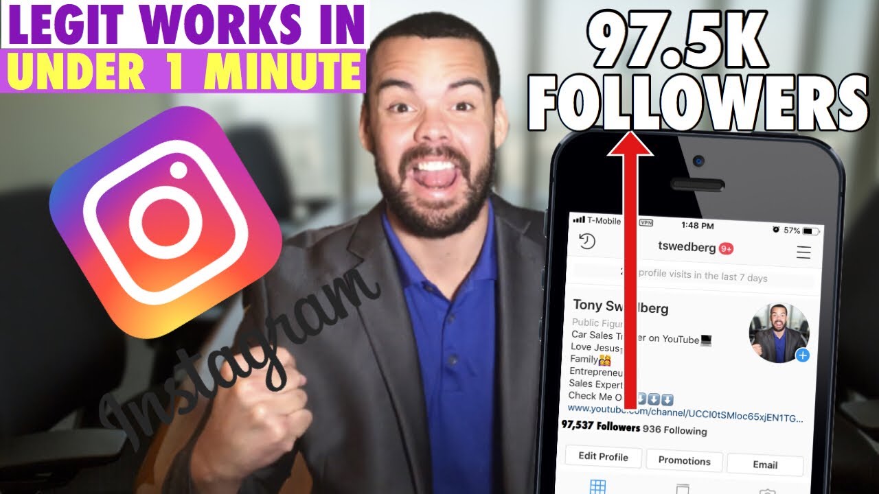 FASTEST WAY TO GROW YOUR INSTAGRAM FOLLOWERS 2019 LEGIT