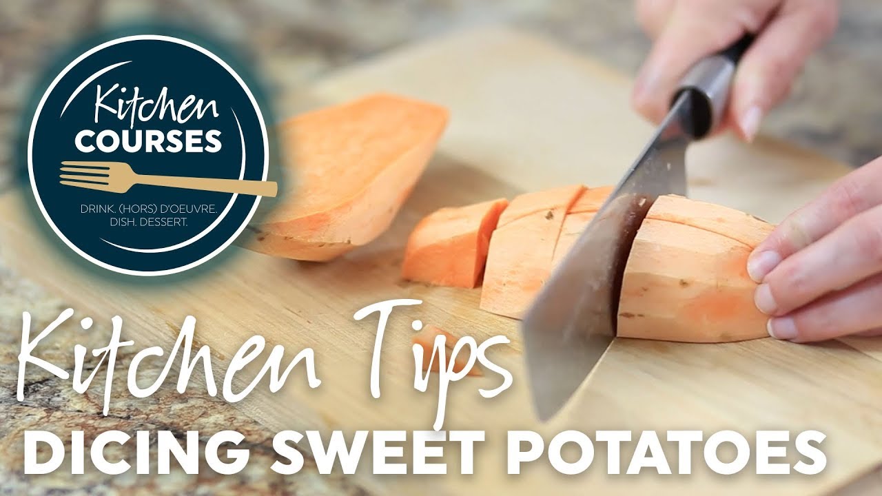 How to Dice or Cube a Sweet Potato | Tips from Kitchen Courses