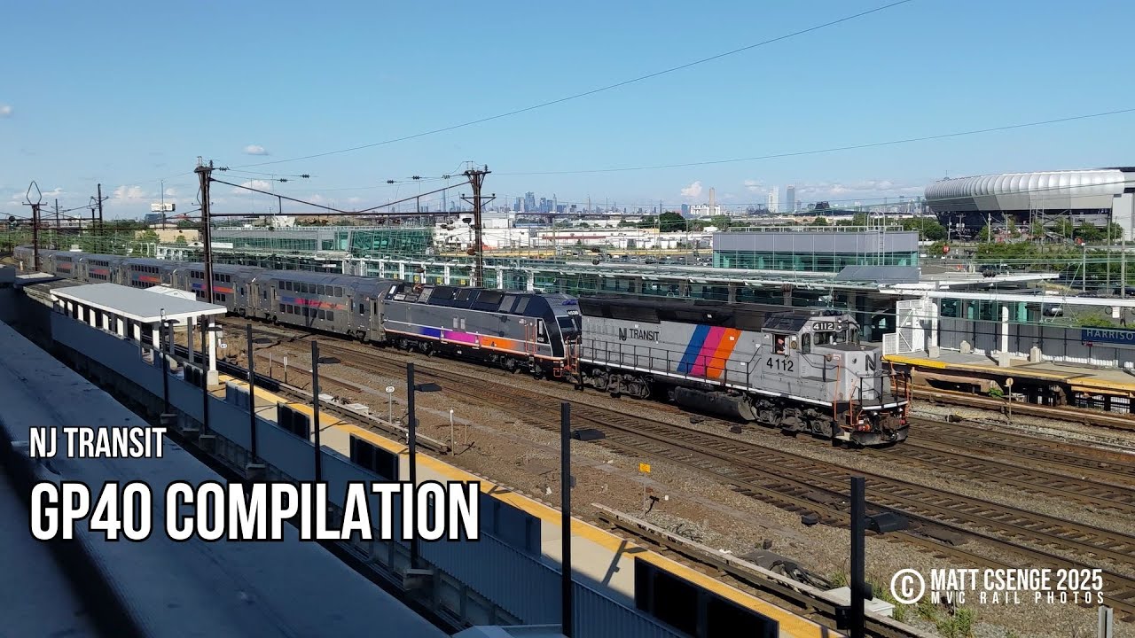 NJ Transit EMD GP40 Compilation 