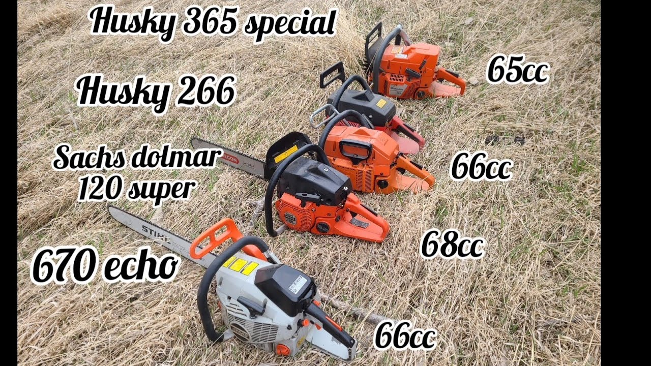 Ported 66cc chainsaw shootout!! Which saw is the fastests??