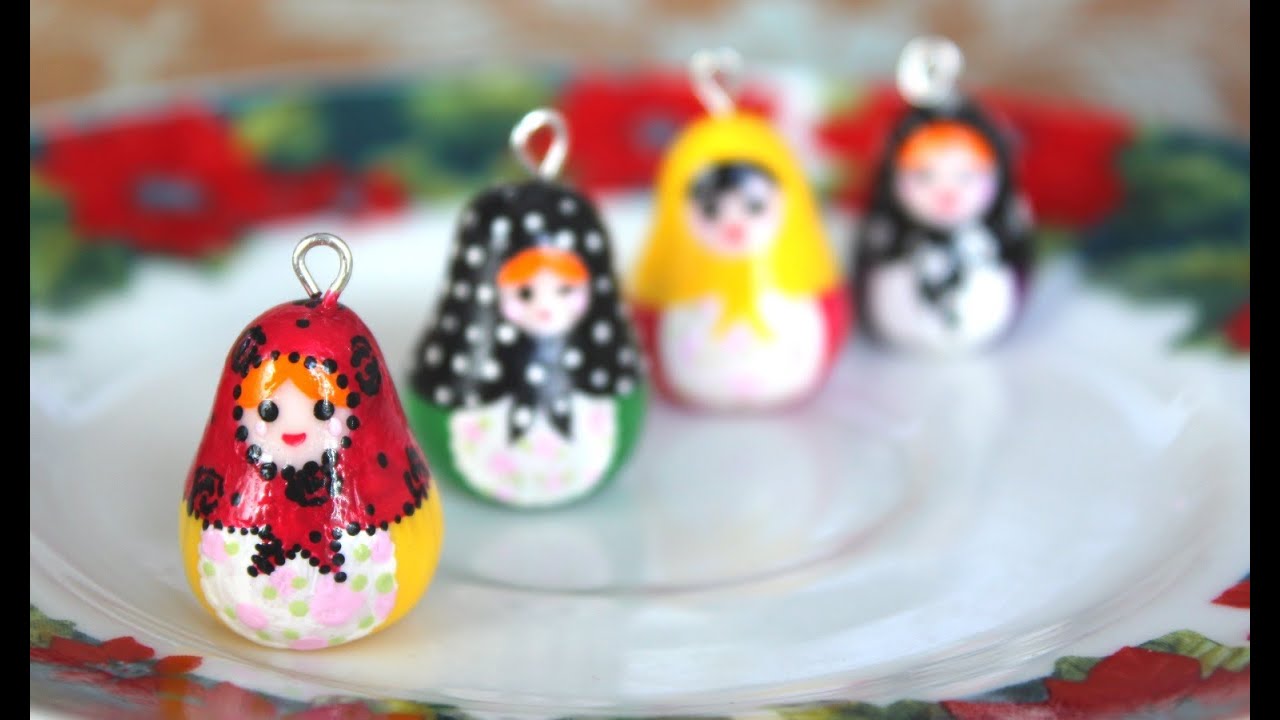 DIY: Matryoshka {Nesting} Doll // Polymer Clay Charm Tutorial