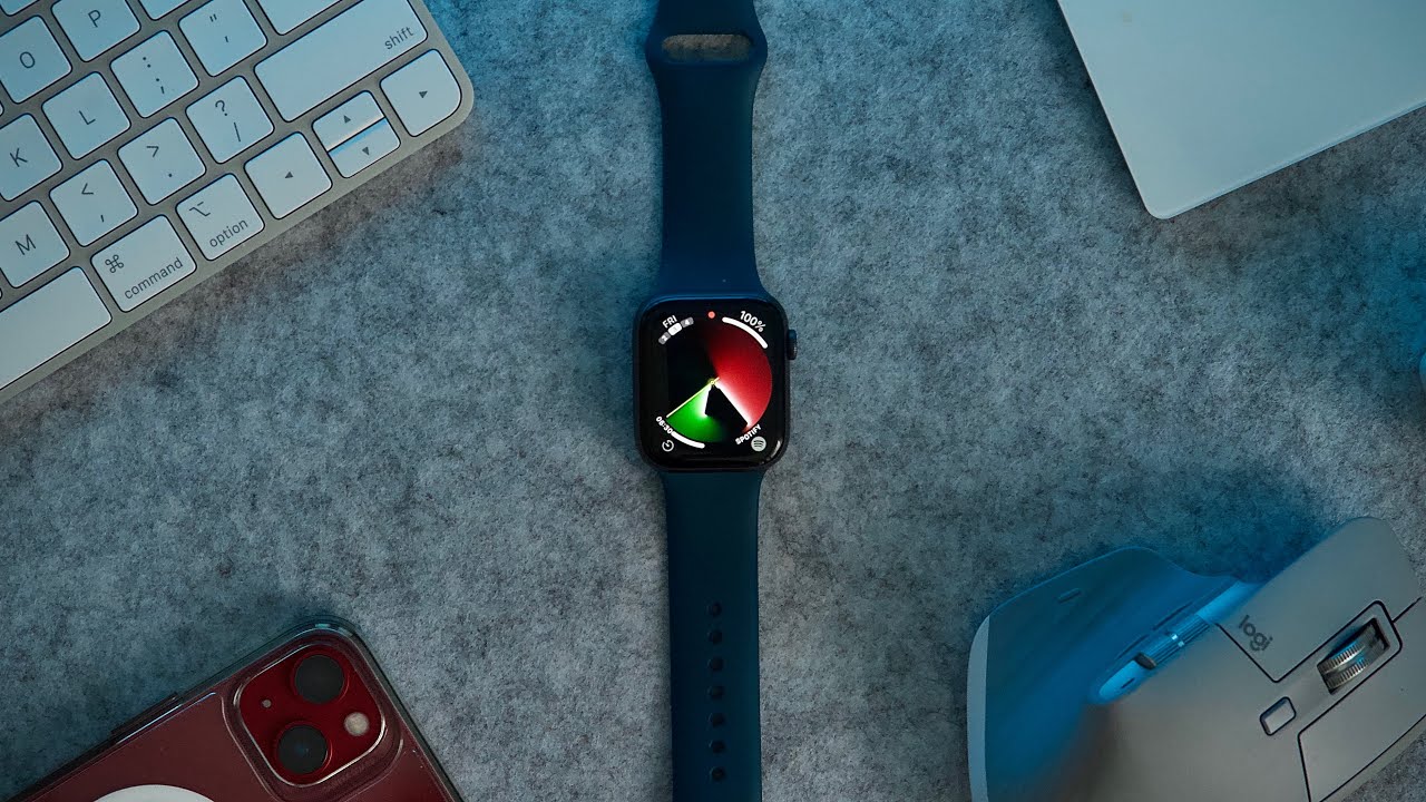 Apple Watch Series 6 Graphite Black + Mallard Green Sports Band  | ASMR Unboxing