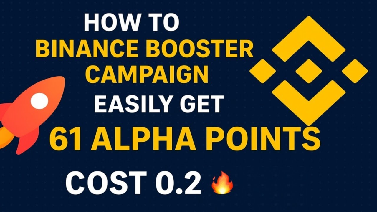 🔥মাত্র 0.20 খরচে Binance Booster Campaign এ জয়েন করার জন্য 61 Alpha Points সংগ্রহ করুন 🎯