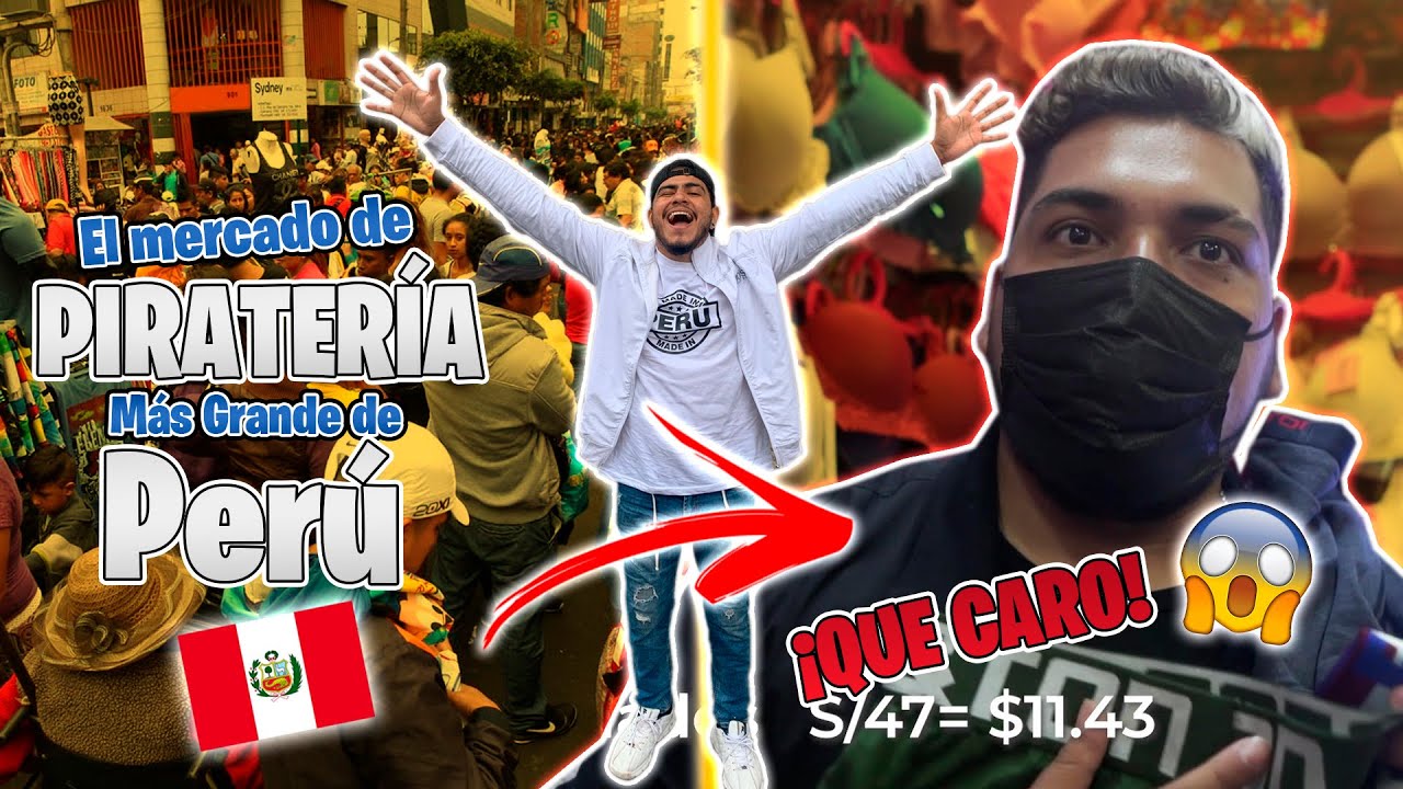 COMPRANDO ROPA en EL MERCADO de PIRATERIA M&Aacute;S GRANDE de PER&Uacute; 😱 *&iquest;QUE TAN CARO ES?