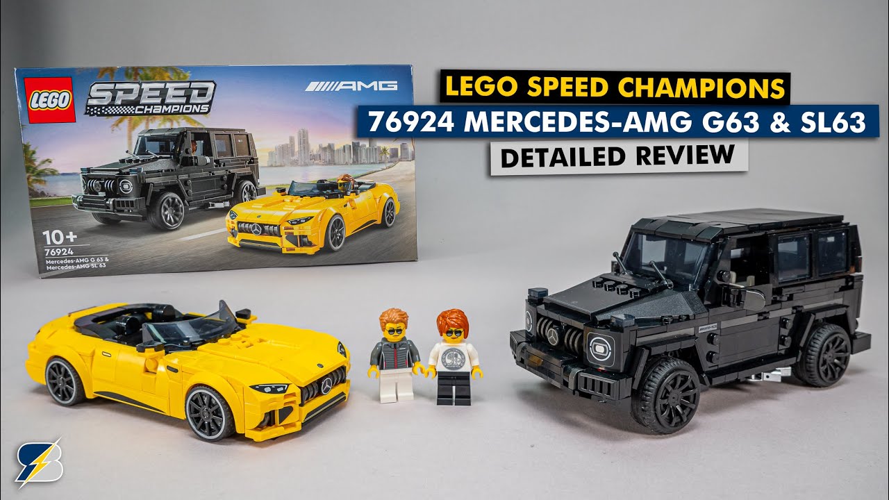 LEGO Speed Champions 76924 Mercedes-AMG G63 & SL63 detailed building review