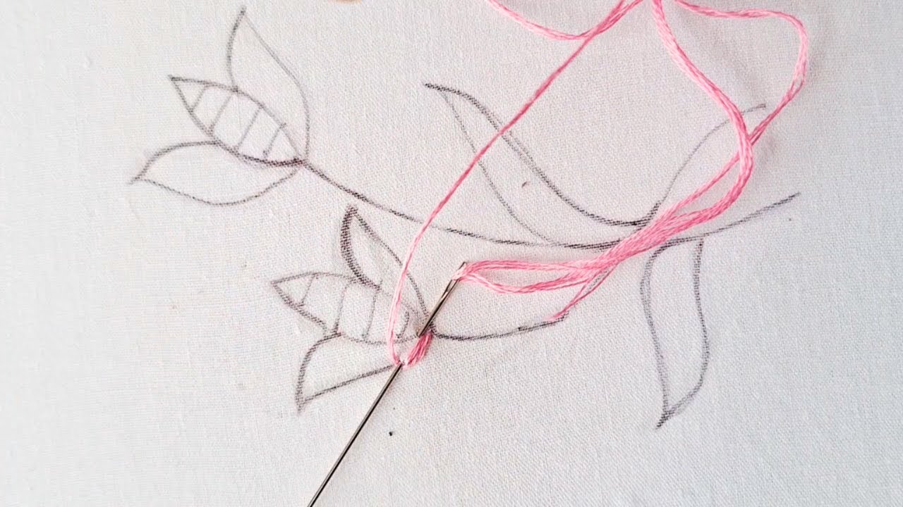 Wonderful flower hand embroidery stitches tutorial, hand craft, kadai dejan, creative crafts