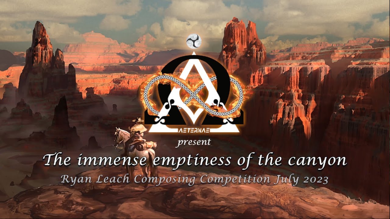 The immense emptiness of the canyon | @RyanLeach July 2023 Composing Competition